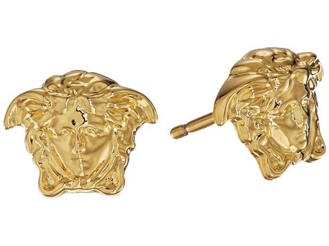 versace 10k gold earrings|real Gold Versace earrings.